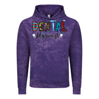 Cloud Purple dental hygienist Vintage Hoodie - CowhideDigitalArt