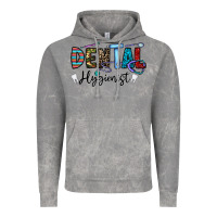 Cloud Rock dental hygienist Vintage Hoodie - CowhideDigitalArt