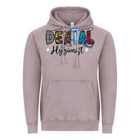 Vintage Zinc dental hygienist Vintage Hoodie - CowhideDigitalArt