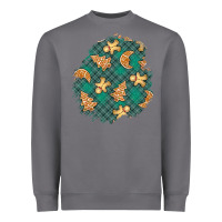 Storm christmas gingerbread cookies patch Heavyweight Sweatshirt - BundleAndBundleShop