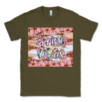 Army Green spring vibes Classic Tee - Artiststas