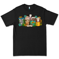 Black western cow coffee cup Premium Tee - texasbilliewilder