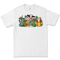 White western cow coffee cup Premium Tee - texasbilliewilder