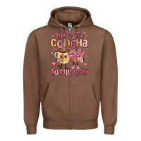Chestnut youre the concha to my cafecito mexican pan dulce Zipper Hoodie - MaliasSmallBusiness