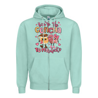 Seafoam youre the concha to my cafecito mexican pan dulce Zipper Hoodie - MaliasSmallBusiness