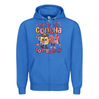 True Royal youre the concha to my cafecito mexican pan dulce Zipper Hoodie - MaliasSmallBusiness