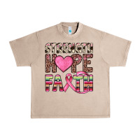 French Oak strength hope faith Urban Heavy Tee - JahusDesignShop