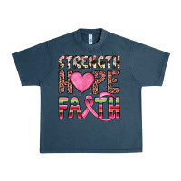Midnight Navy strength hope faith Urban Heavy Tee - JahusDesignShop