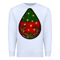 White Christmas  teardrop Premium Sweatshirt - BundleAndBundleShop