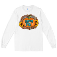 White happy fall Long Sleeve Tee - AdoDesignShop