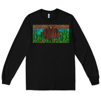 Black western cactus leopard and turquoise custom nametext license plate Long Sleeve Tee - Artiststas