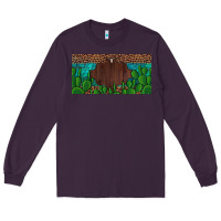 Plum western cactus leopard and turquoise custom nametext license plate Long Sleeve Tee - Artiststas