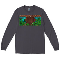 Smoke western cactus leopard and turquoise custom nametext license plate Long Sleeve Tee - Artiststas