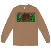 Toasted Coconut western cactus leopard and turquoise custom nametext license plate Long Sleeve Tee - Artiststas