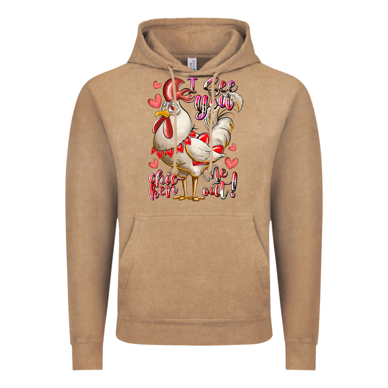 I See You Chicken Me Out Vintage Hoodie by RacoonDesign | Teevron