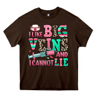 Chocolate Brown i like big veins and i cannot lie Heavy Core Tee - RanaPortraitStore
