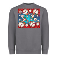 Storm baseball paisley and jean pattern Heavyweight Sweatshirt - JahusDesignShop