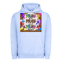 Pigment Grape Ice pray on it pray over it pray through it Urban Hoodie - TumblerDesignByShophia