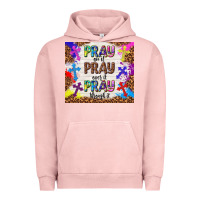 Pigment Salmon pray on it pray over it pray through it Urban Hoodie - TumblerDesignByShophia