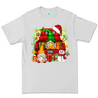 Dove Grey christmas gnome truck Premium Tee - Zillion Design Studio