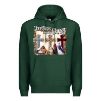 Sports Green Christmas Begins With Christ Premium Hoodie - Bettercallsaul