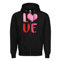 Black love never fails valentine s day Zipper Hoodie - MaliasSmallBusiness