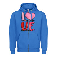 True Royal love never fails valentine s day Zipper Hoodie - MaliasSmallBusiness
