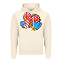 Vintage Artic usa flag hearts with sunflower Vintage Hoodie - HRA Design Shop