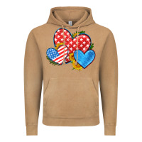 Vintage Camel usa flag hearts with sunflower Vintage Hoodie - HRA Design Shop