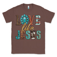 Chestnut love like jesus Classic Tee - Artiststas