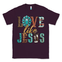 Plum love like jesus Classic Tee - Artiststas