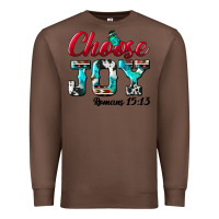 Chestnut Choose Joy Premium Sweatshirt - BundleAndBundleShop