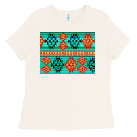 Bone aztec pattern background 3200x2400 Ladies Tee - AdoDesignShop