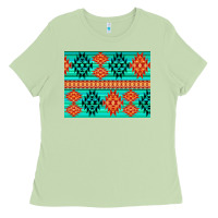 Matcha aztec pattern background 3200x2400 Ladies Tee - AdoDesignShop