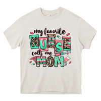 Cream my favorite nurse calls me mom Heavy Core Tee - RanaPortraitStore
