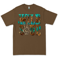 Cacao wild soul with skeleton hand Premium Tee - texasbilliewilder