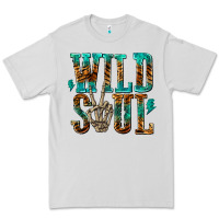 Dove Grey wild soul with skeleton hand Premium Tee - texasbilliewilder