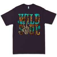 Plum wild soul with skeleton hand Premium Tee - texasbilliewilder