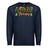 Navy football therapy Premium Sweatshirt - BundleAndBundleShop