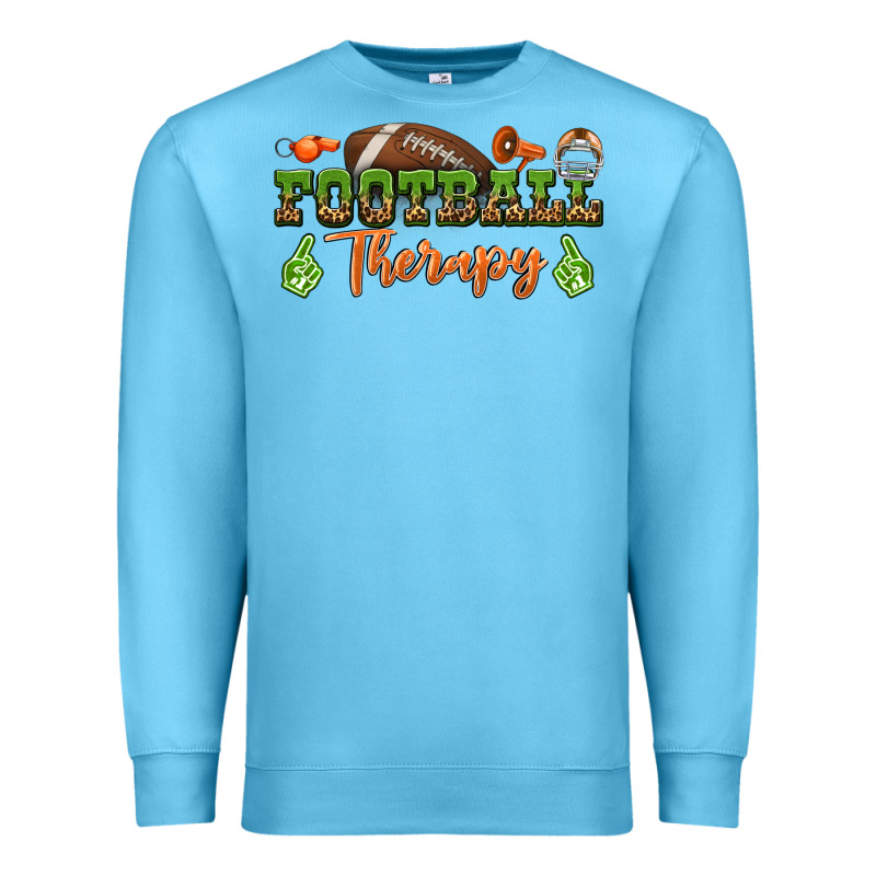 Football Therapy Premium Sweatshirt by BundleAndBundleShop | Teevron
