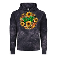Cloud Black leopard cactus sunflower Vintage Hoodie - JahusDesignShop