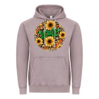 Vintage Zinc leopard cactus sunflower Vintage Hoodie - JahusDesignShop