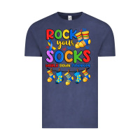 Vintage Denim rock your  world down syndrome Vintage Tee - Artiststas