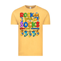 Vintage Mustard rock your  world down syndrome Vintage Tee - Artiststas