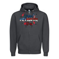 Smoke happy memorial day Zipper Hoodie - MaliasSmallBusiness