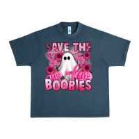 Midnight Navy save the boobies Urban Heavy Tee - Artiststas