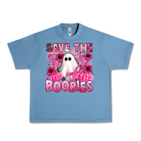 Pebble Blue save the boobies Urban Heavy Tee - Artiststas