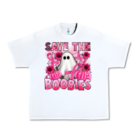 White save the boobies Urban Heavy Tee - Artiststas