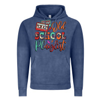 Vintage Denim old school playlist cassette Vintage Hoodie - FaDigitalArtStudio