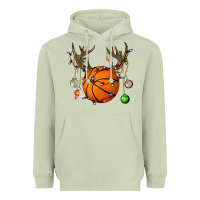 Matcha Basketball Horn Christmas Heavyweight Hoodie - BundleAndBundleShop